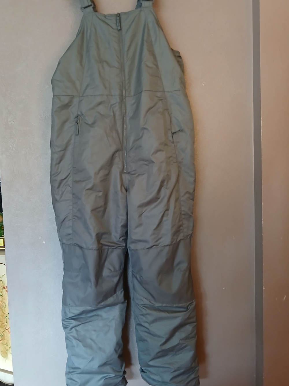 Men's Insulated Bib Snow Overalls - Gray